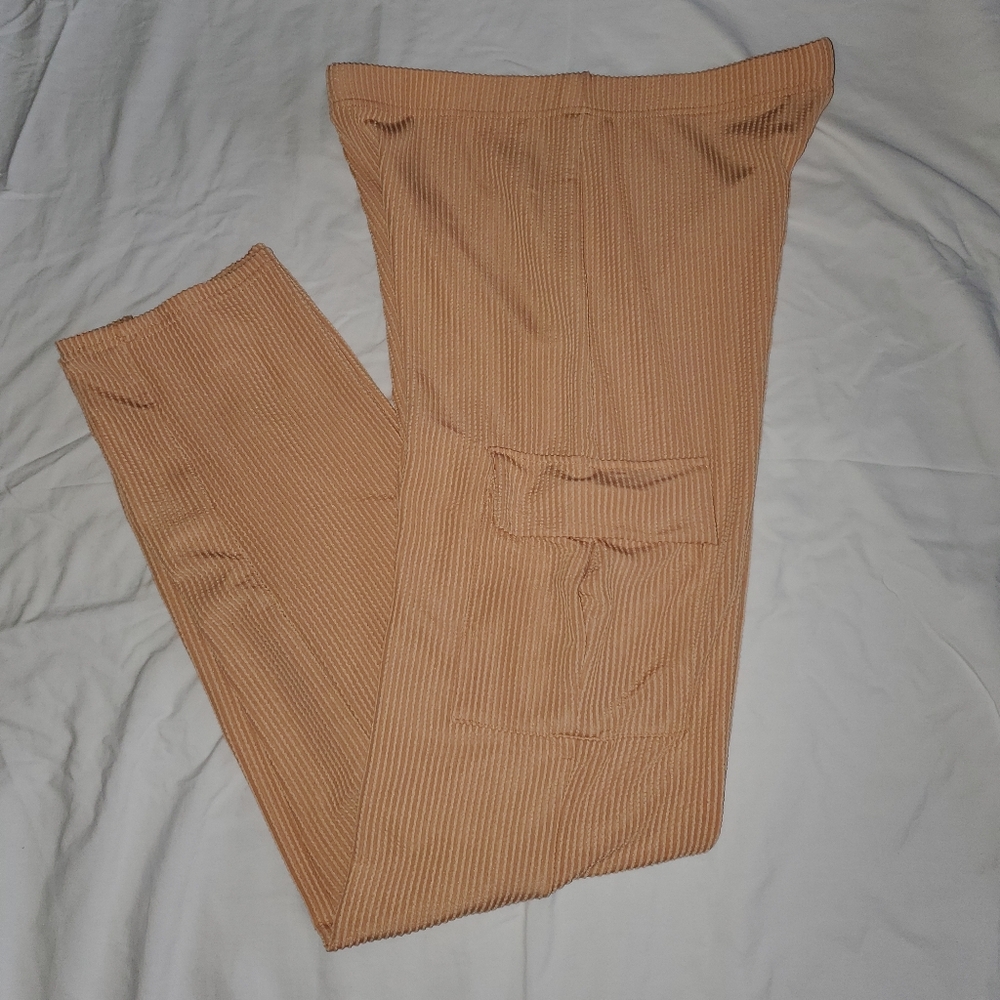 Women's Tan Straight Leg Pants